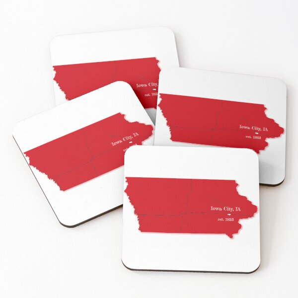 Item preview, Iowa City, IA [Red] designed and sold by PhilbonianDezin.