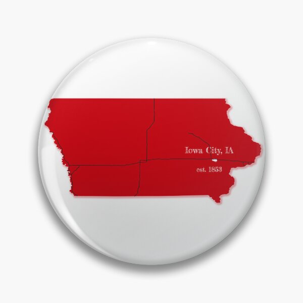 Item preview, Iowa City, IA [Red] designed and sold by PhilbonianDezin.