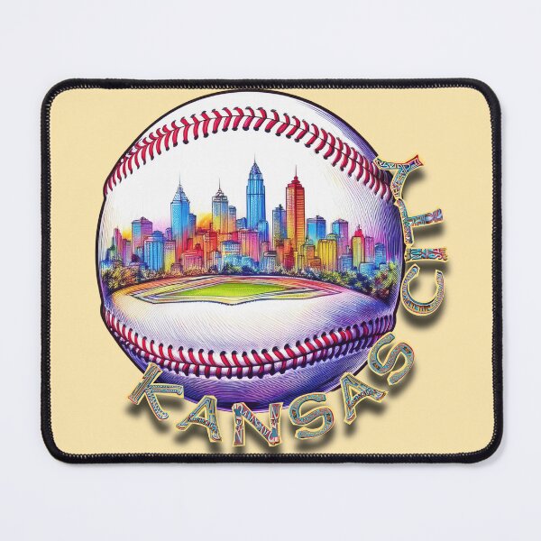 Item preview, Vintage Kansas City skyline gameday retro baseball apparel  designed and sold by JumWow.
