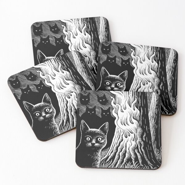 Item preview, Cat is Confronted by Past Lives designed and sold by Mark and Heather.
