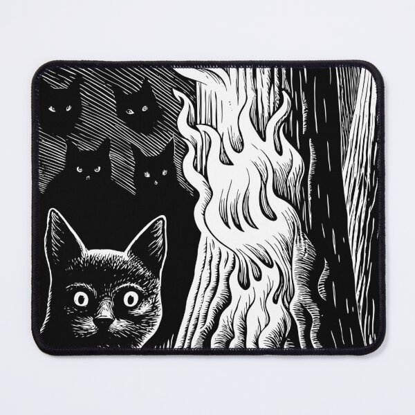 Item preview, Cat is Confronted by Past Lives designed and sold by Mark and Heather.