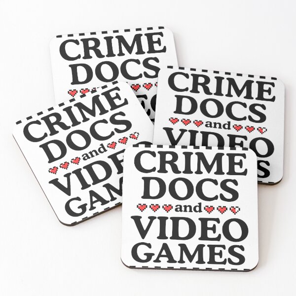 Item preview, Crime Docs and Video Games designed and sold by Altern8vInk.