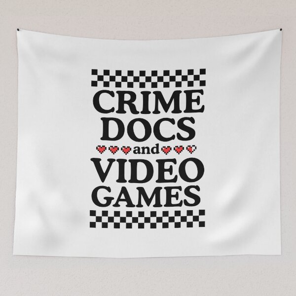 Item preview, Crime Docs and Video Games designed and sold by Altern8vInk.