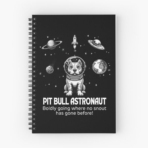 Item preview, Astronaut Pit Bulls Funny Space designed and sold by doodIllustrate.