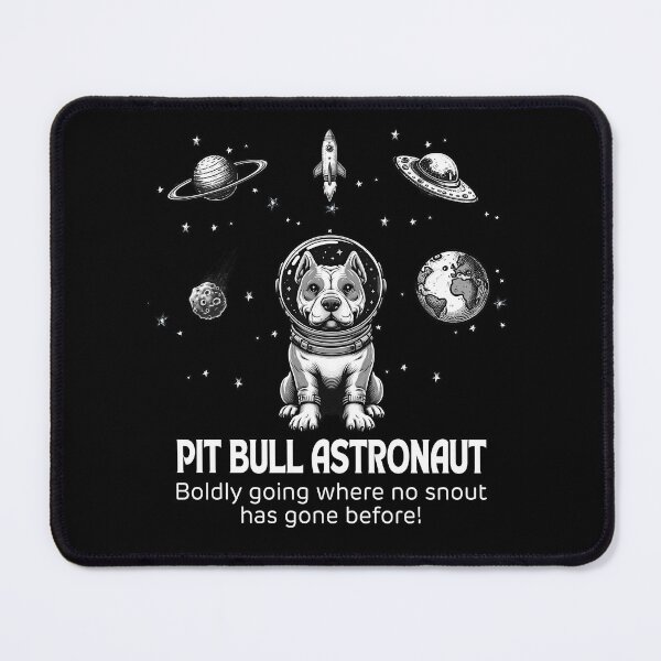 Item preview, Astronaut Pit Bulls Funny Space designed and sold by doodIllustrate.