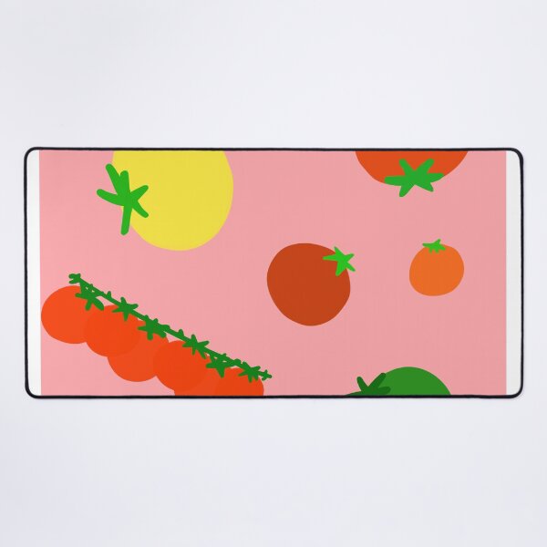 Item preview, Colorful Garden Tomatoes On Pink designed and sold by MBeesShop.