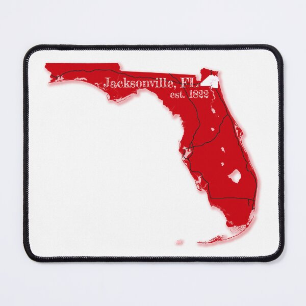 Item preview, Jacksonville, FL [Red] designed and sold by PhilbonianDezin.