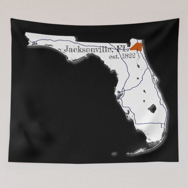 Item preview, Jacksonville, FL [White] designed and sold by PhilbonianDezin.