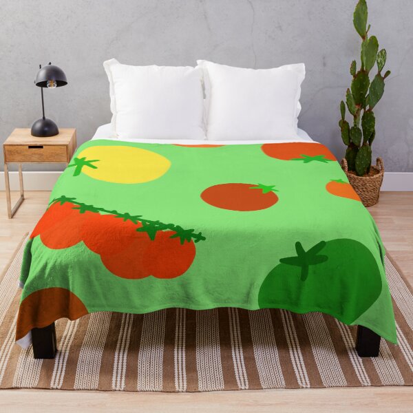 Item preview, Colorful Garden Tomatoes On Light Green designed and sold by MBeesShop.