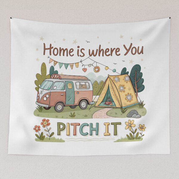 Item preview, home is what you pitch it designed and sold by GogoGrove.