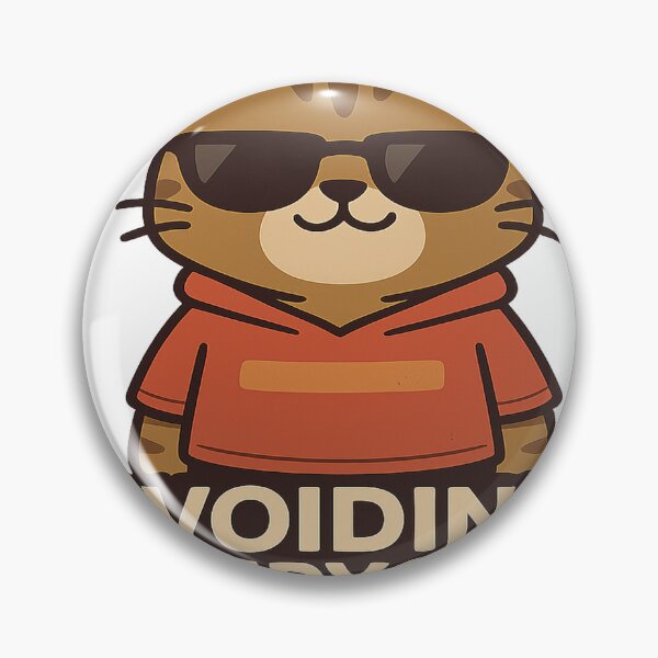 Item preview, Cool Cat avoiding everyone in style designed and sold by CappieLab.