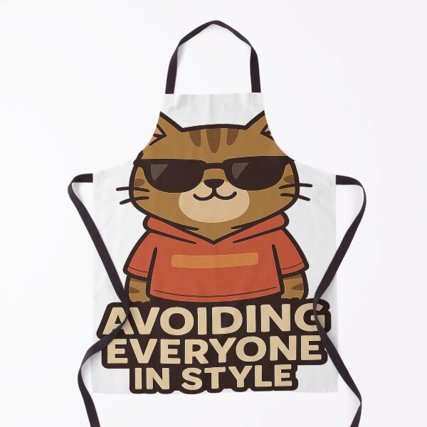 Item preview, Cool Cat avoiding everyone in style designed and sold by CappieLab.
