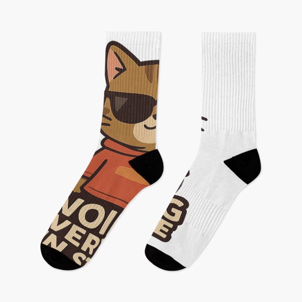 Item preview, Cool Cat avoiding everyone in style designed and sold by CappieLab.