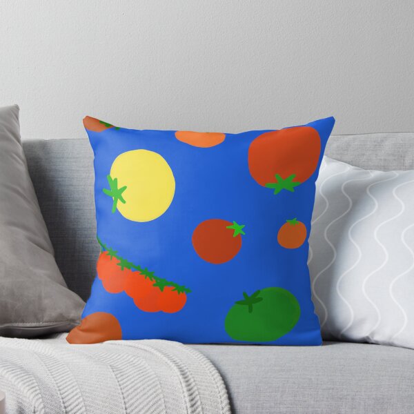 Item preview, Colorful Garden Tomatoes On Blue designed and sold by MBeesShop.