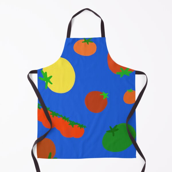 Item preview, Colorful Garden Tomatoes On Blue designed and sold by MBeesShop.