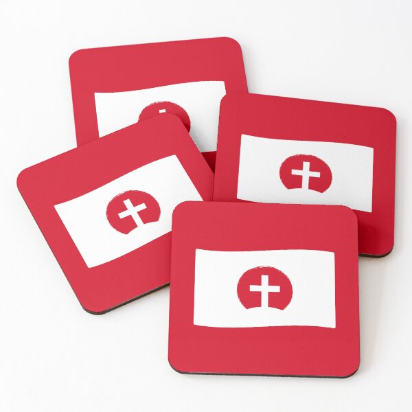 Item preview, Japanese Christian Flag Concept designed and sold by The Japanese Sticker Shop.