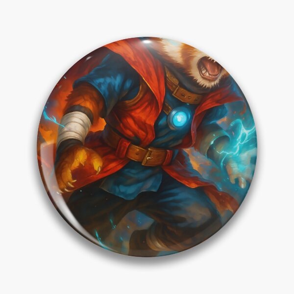 Item preview, the red panda monk designed and sold by hustlart.