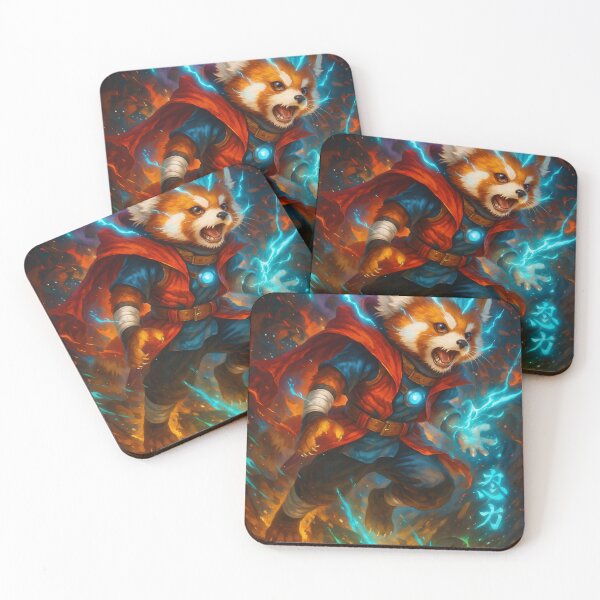 Item preview, the red panda monk designed and sold by hustlart.