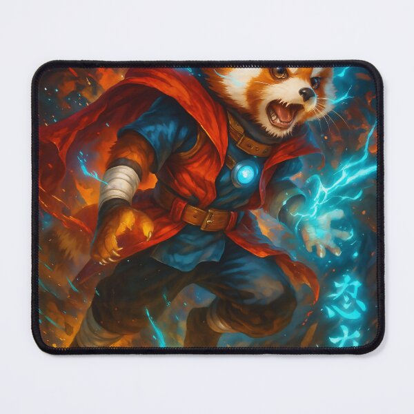 Item preview, the red panda monk designed and sold by hustlart.