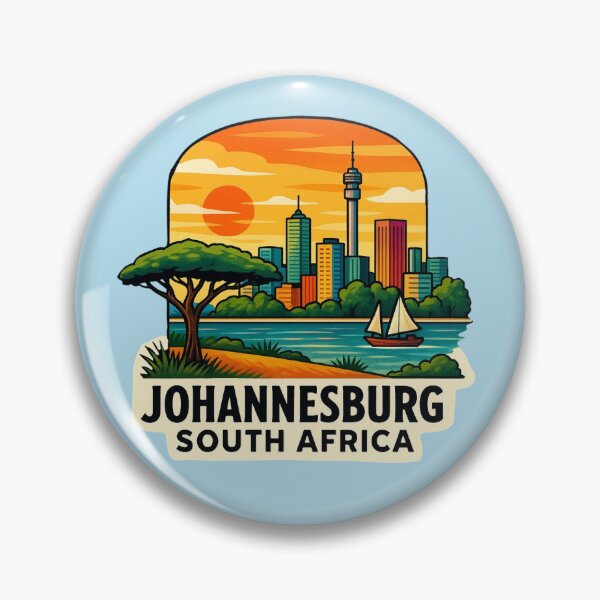 Item preview, Johannesburg, South Africa – Sunset Cityscape designed and sold by Myra365Art.