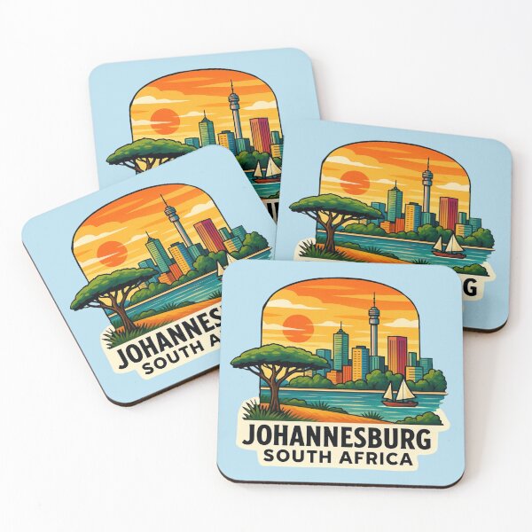 Item preview, Johannesburg, South Africa – Sunset Cityscape designed and sold by Myra365Art.
