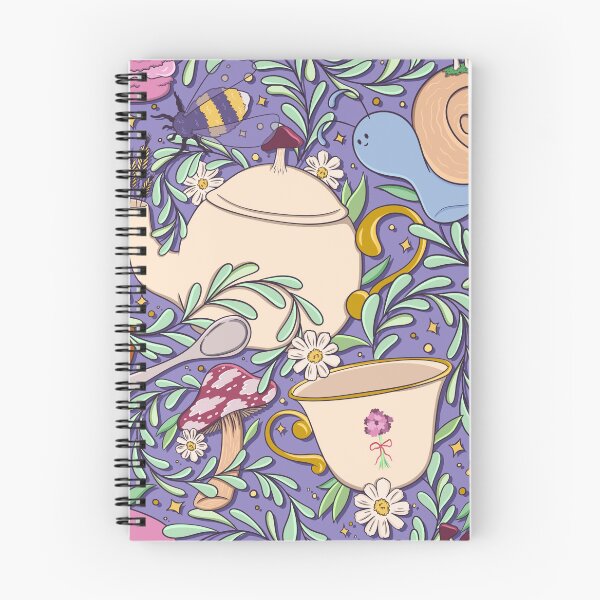 Item preview, Cottagecore Tea Party - Purple designed and sold by artfully-swan.