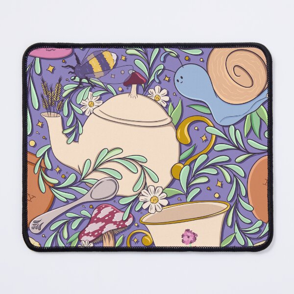 Item preview, Cottagecore Tea Party - Purple designed and sold by artfully-swan.
