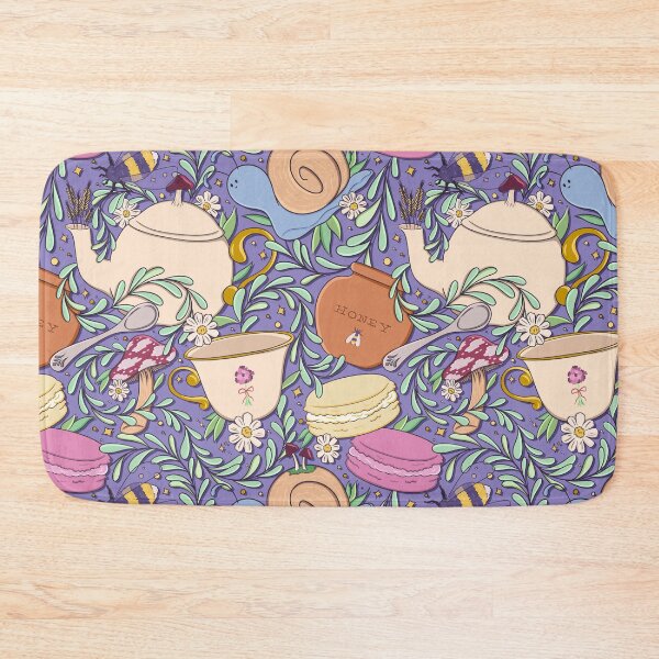 Item preview, Cottagecore Tea Party - Purple designed and sold by artfully-swan.