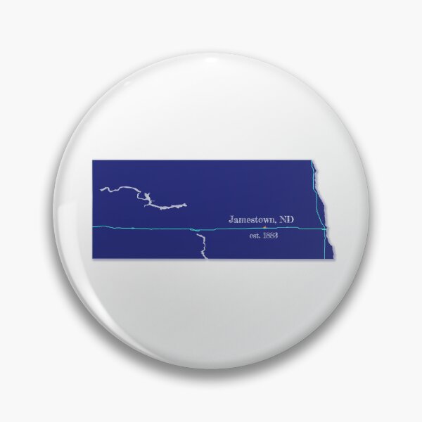 Item preview, Jamestown, ND [Blue] designed and sold by PhilbonianDezin.