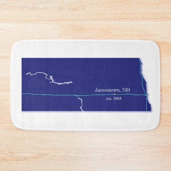 Item preview, Jamestown, ND [Blue] designed and sold by PhilbonianDezin.