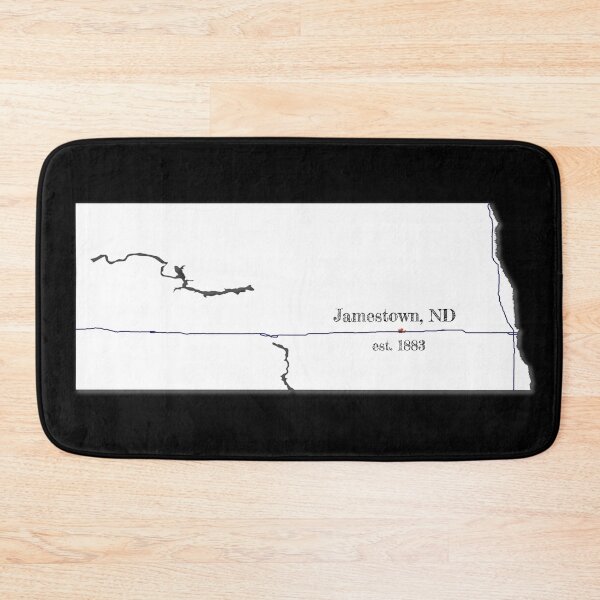 Item preview, Jamestown, ND [White] designed and sold by PhilbonianDezin.