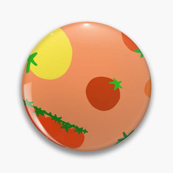 Item preview, Colorful Garden Tomatoes On Light Orange designed and sold by MBeesShop.
