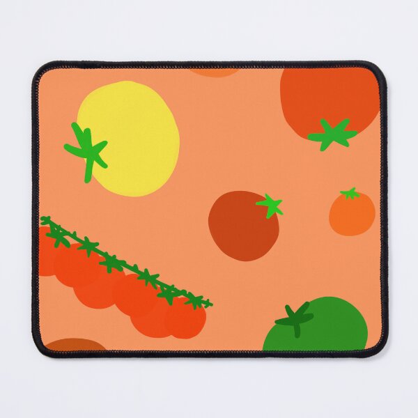 Item preview, Colorful Garden Tomatoes On Light Orange designed and sold by MBeesShop.