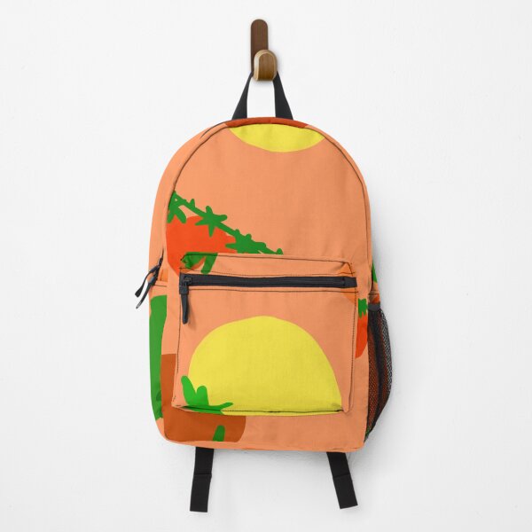 Item preview, Colorful Garden Tomatoes On Light Orange designed and sold by MBeesShop.