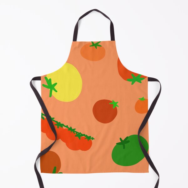 Item preview, Colorful Garden Tomatoes On Light Orange designed and sold by MBeesShop.