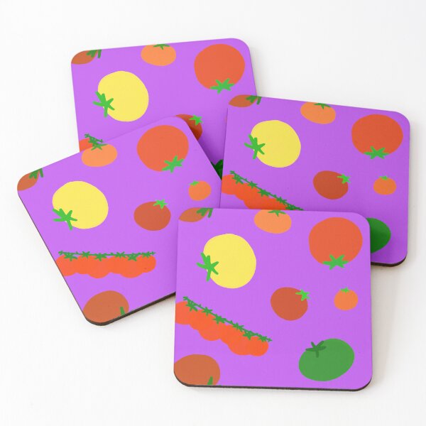 Item preview, Colorful Garden Tomatoes On Purple designed and sold by MBeesShop.