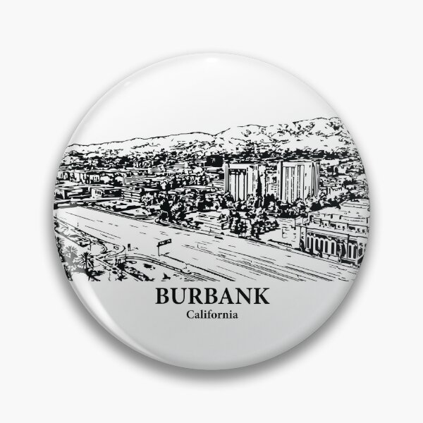 Item preview, Burbank - California designed and sold by Lakeric Cityscapes.