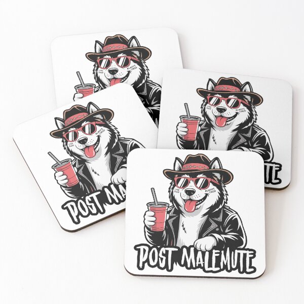 Item preview, Post Malemute – Cool Alaskan Malamute Inspired by Post Malone designed and sold by krisssuarez.