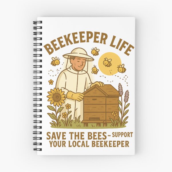 Item preview, Beekeeper Life – Save the Bees | Vintage Nature Illustration for Bee Lovers designed and sold by EcoBoutiqu  ⭐⭐⭐⭐⭐.