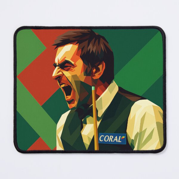 Item preview, Ronnie O'Sullivan Snooker Icon Low Poly Vector Art designed and sold by kakarikihill.