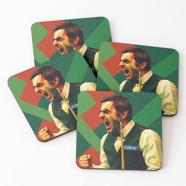 Item preview, Ronnie O'Sullivan Snooker Icon Low Poly Vector Art designed and sold by kakarikihill.