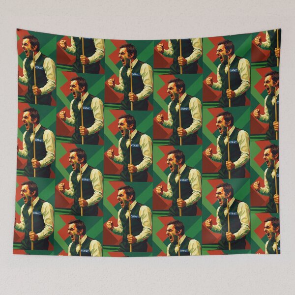 Item preview, Ronnie O'Sullivan Snooker Icon Low Poly Vector Art designed and sold by kakarikihill.