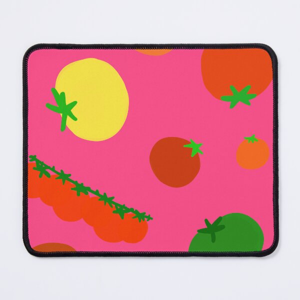 Item preview, Colorful Garden Tomatoes On Hot Pink designed and sold by MBeesShop.