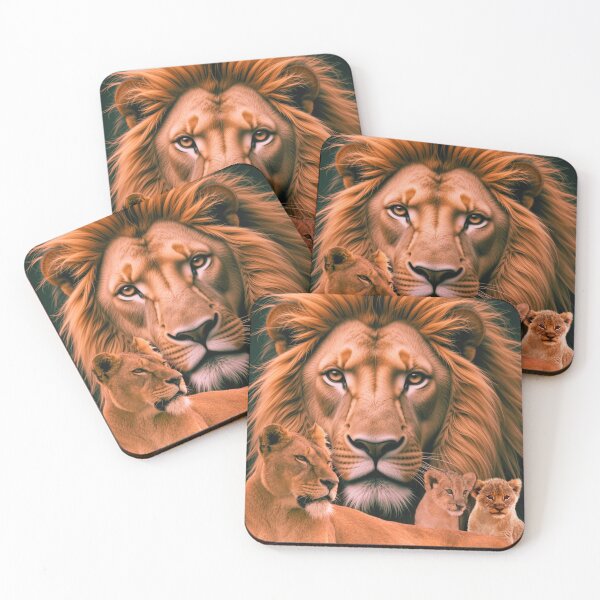 Item preview, Portrait Of A Lion Pride designed and sold by DigitalShoppeIL.