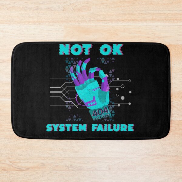 Item preview, Cyberpunk Glitch Robot Hand – Neon System Failure 404 Shirt designed and sold by Dream Tangle .
