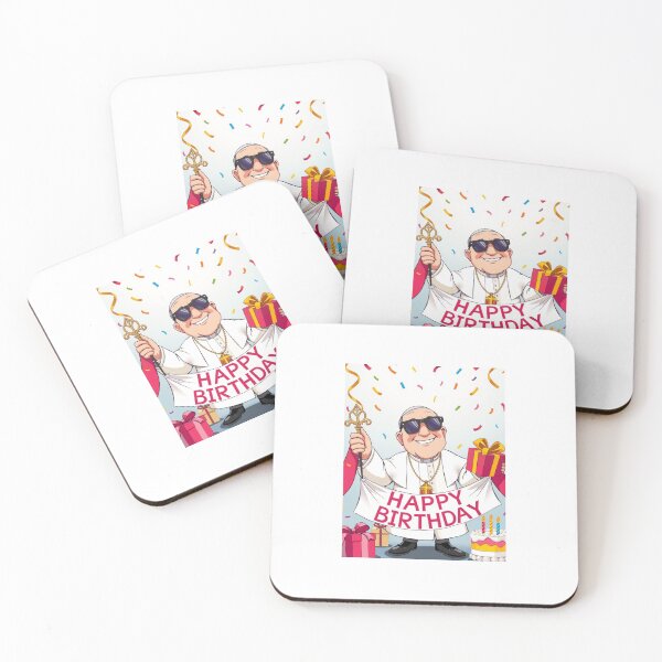 Item preview, Pope Francis birthday funny prank meme gift weird designed and sold by CheeseBlueprint.