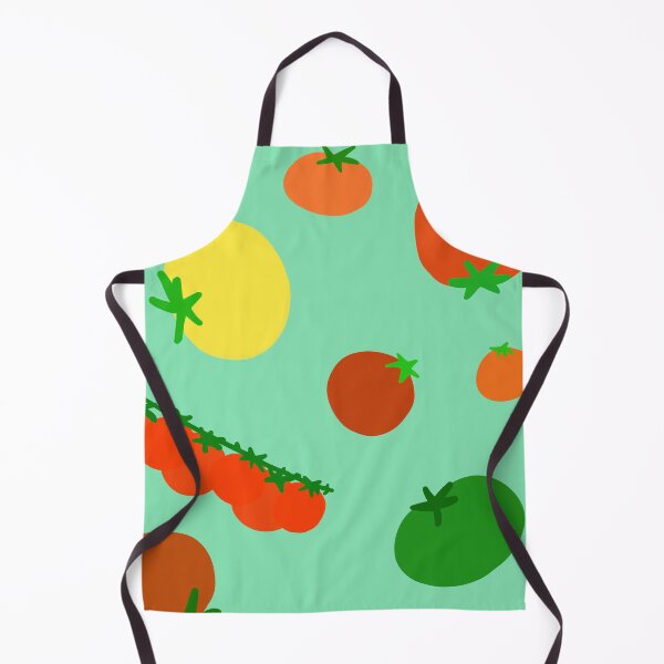 Item preview, Colorful Garden Tomatoes On Light Mint Green Turquoise Blue Teal designed and sold by MBeesShop.