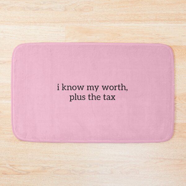 Item preview, Amaya Love Island "i know my worth, plus the tax" Quote  designed and sold by bubblytank.