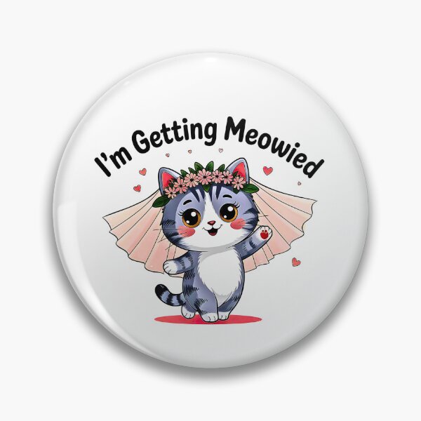 Item preview, I'm Getting Meowied Funny Bachelorette Party Cat Getting Married Kitty Bride designed and sold by URGlden.