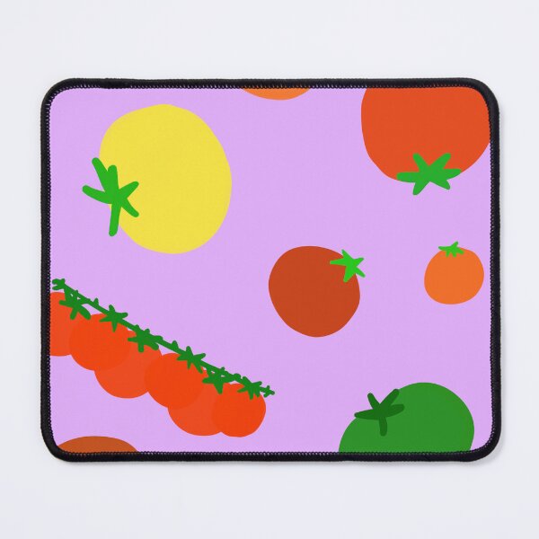 Item preview, Colorful Garden Tomatoes On Light Purple Lilac designed and sold by MBeesShop.